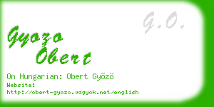 gyozo obert business card
